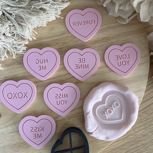 3D fondant forma és sütikiszúró - Valentin napi mini szív 7 db-os szett, Otthon & Életmód, Konyhafelszerelés, tálalás, Sütés, főzés, Sütikiszúró, Mézeskalácssütés, Mindenmás, MESKA