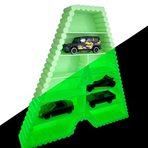 Matchbox fali tároló Hot Wheels polc Kisautó Játék rendszerező - Sötétben világít - baba - mama - babaszobabútor - játéktároló - Meska.hu