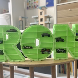 Matchbox fali tároló Hot Wheels polc Kisautó Játék rendszerező - Sötétben világít, Baba - mama, Babaszobabútor, Játéktároló, , MESKA