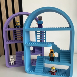 LEGO kompatibilis fali tároló, Baba - mama, Babaszobabútor, Játéktároló, , MESKA