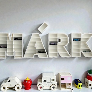 Matchbox játékautó fali tároló Hot Wheels polc Kisautós szoba - Montessori fiú szoba dekoráció és redszerezés, Baba - mama, Babaszobabútor, Játéktároló, , MESKA