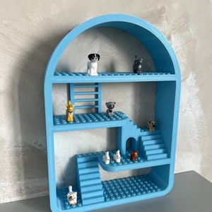 Húsvéti ajándék fiúknak Világítós játéktároló polc Gyerekszoba LEGO dekoráció - játék & sport - építőjáték - Meska.hu