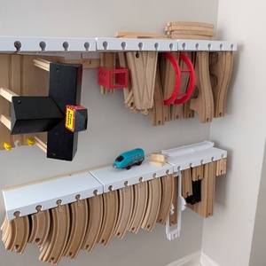 Favonat sínpálya tartó BRIO / IKEA játékvasúthoz - baba - mama - babaszobabútor - játéktároló - Meska.hu