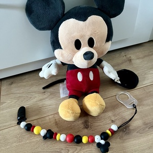 Mickey egeres cumilánc, Játék & Sport, 3 éves kor alattiaknak, Cumilánc, Gyöngyfűzés, gyöngyhímzés, MESKA