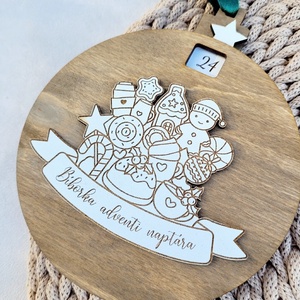 Adventi naptár, karácsonyi visszaszámláló - karácsony - adventi díszek - adventi naptár - Meska.hu