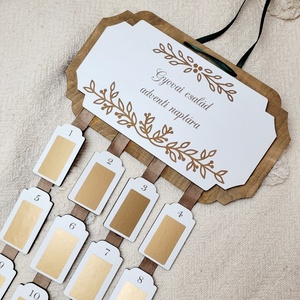 Adventi naptár - kaparós ablakokkal - Meska.hu