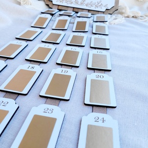 Adventi naptár - kaparós ablakokkal - karácsony - adventi díszek - adventi naptár - Meska.hu