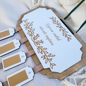 Adventi naptár - kaparós ablakokkal - karácsony - adventi díszek - adventi naptár - Meska.hu