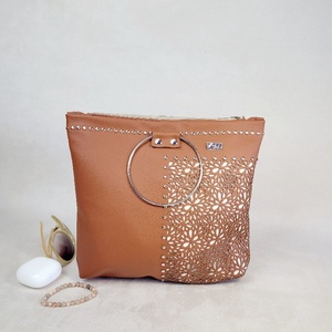 Floralbag női táska - Moxie Bloom Camel - esküvő - kiegészítők - táska - Meska.hu
