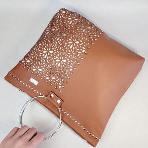 Floralbag női táska - Moxie Bloom Camel - esküvő - kiegészítők - táska - Meska.hu