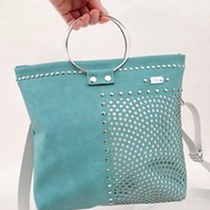 Floralbag Moxie Dot - mentazöld - Meska.hu