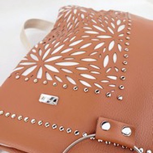 Floralbag női táska - Lumina Ray - camel - Meska.hu