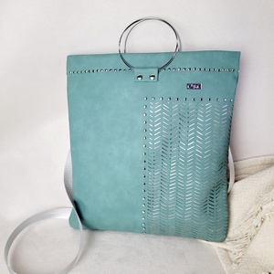 Floralbag női táska - Lumina Vee - mentazöld - esküvő - kiegészítők - táska - Meska.hu