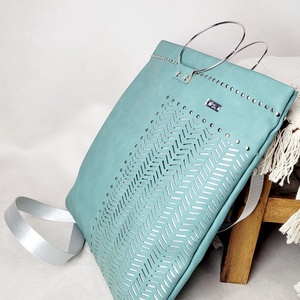 Floralbag női táska - Lumina Vee - mentazöld - esküvő - kiegészítők - táska - Meska.hu