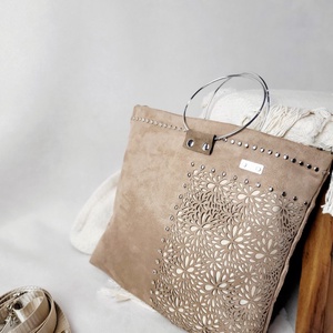 Floralbag Moxie Bloom őzbarna - Meska.hu