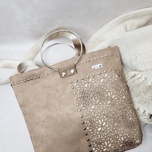 Floralbag Moxie Bloom őzbarna - esküvő - kiegészítők - táska - Meska.hu