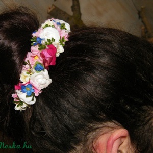 Menyasszonyi vagy koszorúslány fejdísz - Meska.hu