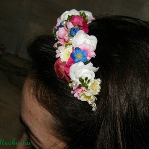 Menyasszonyi vagy koszorúslány fejdísz -  - Meska.hu