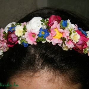 Menyasszonyi vagy koszorúslány fejdísz -  - Meska.hu