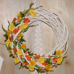 Tavaszi fonott vesszőkopogtató -  - Meska.hu