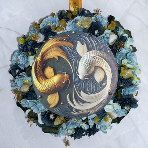 Bőség Kapuja � citrines ajtódísz - Meska.hu