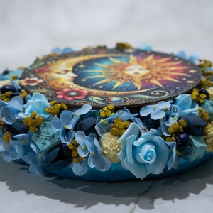 Nap�Hold Harmónia � párkapcsolatot erősítő ajtódísz - otthon & életmód - dekoráció - ajtó- és ablak dekoráció - ajtódísz & kopogtató - Meska.hu