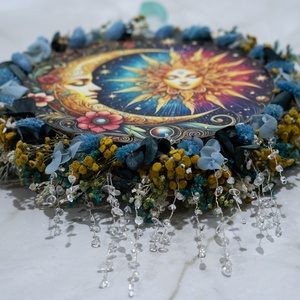 Nap�Hold Harmónia � kristályfényes ajtódísz - otthon & életmód - dekoráció - ajtó- és ablak dekoráció - ajtódísz & kopogtató - Meska.hu