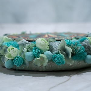 Namaste-Aventurin energiával díszített ajtó és falidísz - otthon & életmód - dekoráció - ajtó- és ablak dekoráció - ajtódísz & kopogtató - Meska.hu