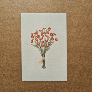 Virágcsokor mini print - otthon & életmód - dekoráció - kép & falikép - poszter - Meska.hu