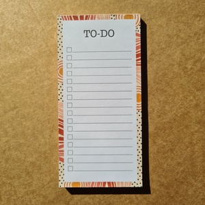 Teendők lista / To-do list (angol nyelvű) jegyzettömb - otthon & életmód - papír, írószer - jegyzetfüzet & napló - Meska.hu