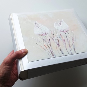 Fotóalbum hernyóselyemmel 10x15-ös képeknek - otthon & életmód - papír, írószer - album & fotóalbum - Meska.hu