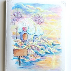 Névre szóló házikós fotóalbum 25x30 cm - otthon & életmód - papír, írószer - album & fotóalbum - Meska.hu