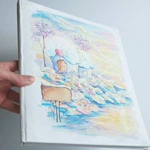 Névre szóló házikós fotóalbum 25x30 cm - otthon & életmód - papír, írószer - album & fotóalbum - Meska.hu
