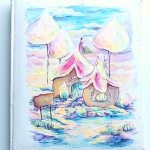 Névre szóló házikós fotóalbum 25x30 cm - otthon & életmód - papír, írószer - album & fotóalbum - Meska.hu