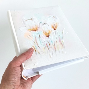 Liliomos fotóalbum 13x18 cm-es fotóknak - esküvő - emlék & ajándék - album & fotóalbum - Meska.hu