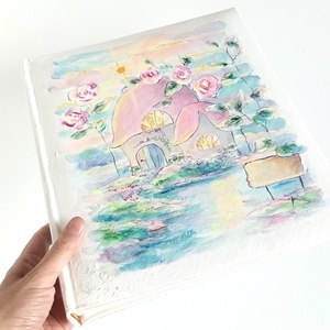 Névre szóló házikós fotóalbum 25x30 cm - otthon & életmód - papír, írószer - album & fotóalbum - Meska.hu