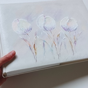 Fotóalbum tulipánokkal 33x25 cm - otthon & életmód - papír, írószer - album & fotóalbum - Meska.hu