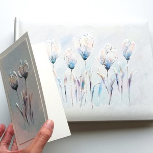Fotóalbum liliomokkal 33x25 cm - otthon & életmód - papír, írószer - album & fotóalbum - Meska.hu