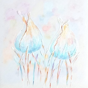 Fotóalbum tulipánokkal 25x25 cm - otthon & életmód - papír, írószer - album & fotóalbum - Meska.hu