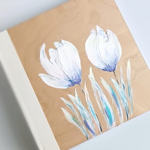 Fotóalbum liliomokkal 10x15-ös fotóknak - otthon & életmód - papír, írószer - album & fotóalbum - Meska.hu