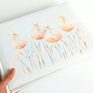 Fotóalbum tulipánokkal 33x25 cm - otthon & életmód - papír, írószer - album & fotóalbum - Meska.hu