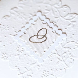 Pénzátadó boríték esküvőre jegygyűrűvel, Otthon & Lakás, Papír írószer, Boríték, Papírművészet, MESKA