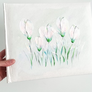 Fotóalbum liliomokkal 30x25 cm - otthon & életmód - papír, írószer - album & fotóalbum - Meska.hu