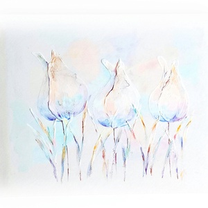 Fotóalbum tulipánokkal 33x25 cm, Otthon & Életmód, Papír, írószer, Album & Fotóalbum, Könyvkötés, MESKA