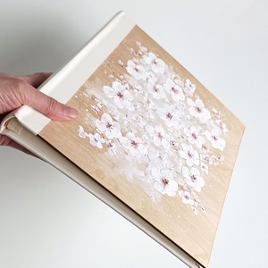 Fotóalbum cseresznyefa virágokkal 25x30 cm - otthon & életmód - papír, írószer - album & fotóalbum - Meska.hu