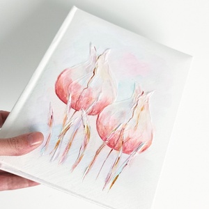 Tulipános fotóalbum 13x18 cm-es fotóknak - esküvő - emlék & ajándék - album & fotóalbum - Meska.hu