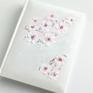 Cseresznyevirágos fotóalbum 13x18 cm-es fotóknak - esküvő - emlék & ajándék - album & fotóalbum - Meska.hu