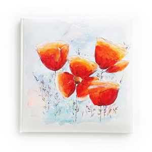 Fotóalbum pipacsokkal 25x25 cm, Otthon & Életmód, Papír, írószer, Album & Fotóalbum, Könyvkötés, MESKA