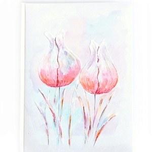 Tulipános fotóalbum 13x18 cm-es fotóknak - Meska.hu