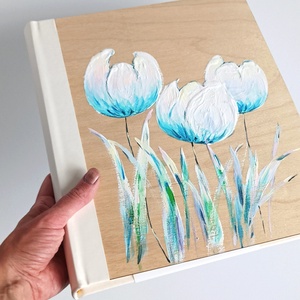 Fotóalbum tulipánokkal 25x30 cm - otthon & életmód - papír, írószer - album & fotóalbum - Meska.hu